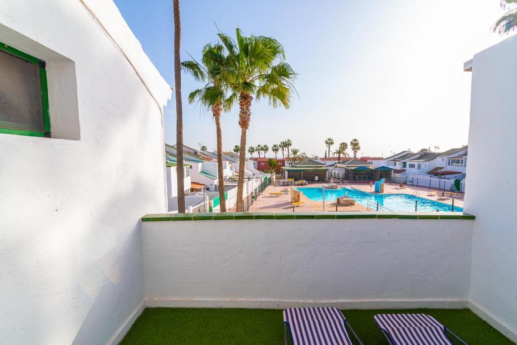 Deluxe Duplex Bungalow Private Parking Maspalomas  Eksteriør billede